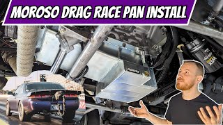 LSx Moroso Race Oil Pan Installed in a 240SX [upl. by Katalin589]