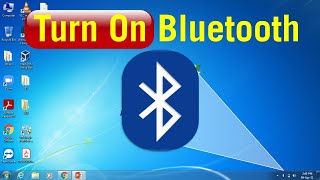 How to turn on bluetooth on windows 7 [upl. by Sosthina997]