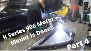 Porsche 996 K Series Motor Mount Is Finished Its Officially Bolted In [upl. by Eneroc]