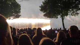 2021 Marietta sternwheel festival waterfall fireworks [upl. by Lawlor]