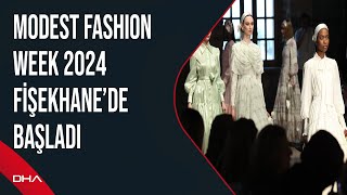 İstanbul Modest Fashion Week 2024 Fişekhane’de başladı [upl. by Delcina406]