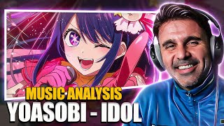 MUSIC DIRECTOR REACTS  YOASOBI「アイドル」Oshi no Ko OP [upl. by Esidnac]