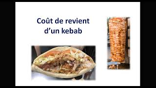 Coût de revient dun kebab [upl. by Madelyn]