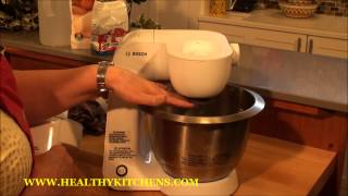 Bosch Styline MUM5 Mixer Demonstration  Cinnamon Rolls [upl. by Enylhsa]