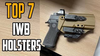 Best IWB Holsters 2024  Top 7 Conceal Carry IWB Holsters Review [upl. by Etti]