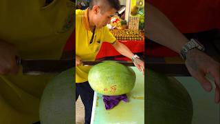 신기한 대만 대왕 수박  Giant Fruit Amazing Taiwanese Giant Watermelon  Taiwanese Street Food [upl. by Luz806]