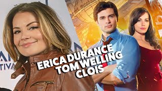 SMALLVILLE  Erica Durance talks Lois Lane Tom Welling amp Clois [upl. by Sada476]