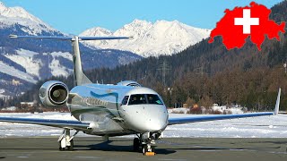 Engadin St MoritzSamedan Airport  The 2nd Highest in Europe [upl. by Johan135]