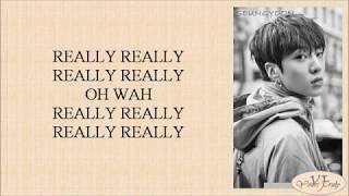 WINNER  REALLY REALLY Easy Lyrics [upl. by Ettennal]