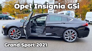 New Opel Insignia GSi Grand Sport 2021 Test Drive Review POV [upl. by Htebirol485]