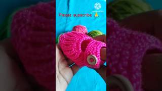 💖💝Super easy pink boots🌺🔔sdboutique7548 shorts babybooties [upl. by Grazia775]