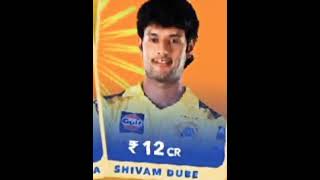 CSK retained players squad 2025💪🏻🥰😍 ipl2025 csk youtubeshorts viralshorts CSK thalaforregion [upl. by Neerbas209]