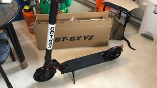 Gotrax GXL V2 unboxing and setup 2022 [upl. by Ahsinned]