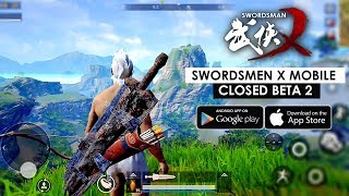 SWORDSMEN X MOBILE  CBT 2nd GAMEPLAY ANDROIDIOS [upl. by Wilona]