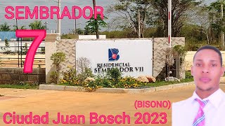 Ciudad Juan Bosch RD 2023 Residencial Sembrador 7 Constructora Bisono Santo DomingoAvances [upl. by Idieh638]