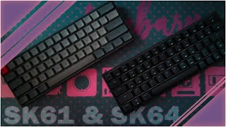 Los 2 teclados ÓPTICOS  RÁPIDOS  Review Epomaker SK61 SK64  Teclado Óptico BARATO [upl. by Ennirak284]