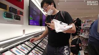 Excited Fans Hunt for Japanese Nintendo Switch Games at a Nintendo Store in Japan 2023 Archive [upl. by Finley]