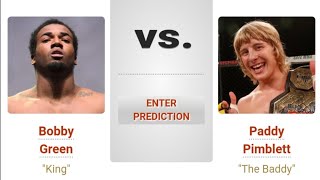 Bobby Green VS Paddy Pimblett  UFC Fight Night Preview amp Picks  Pinoy Silent Picks [upl. by Demah]