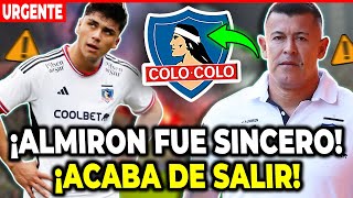 🚨👀 ¡URGENTE ¡MIRA LO QUE DIJO DE PIZARRO ¡LO TOMÓ POR SORPRESA ULTIMAS NOTICIAS COLO COLO HOY [upl. by Urd]