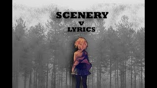 Scenery by V Lyrics English Cover  Joytastic Sarah [upl. by Shererd]