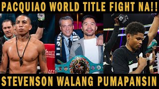 Breaking Pacquiao APPROVE na ng WBC World Title Fight vs Barrios  Shakur kawawa pala [upl. by Mcnutt]