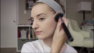 ASMR NO TALKING Makeup Application  Makeup Bag Sounds GRWM 9 [upl. by Erait]