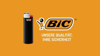 BIC Feuerzeuge Unsere Qualität Ihre Sicherheit 20s [upl. by Kcirdahc]