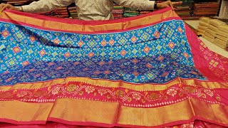 chickpet Bangalore Rs1500 Onwards Pochamaplally silk sarees Uppada Silk sarees courier available [upl. by Pani411]