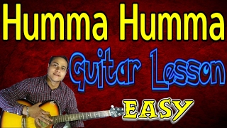 Humma Humma Guitar Chord Lesson  BADSHAH AR RAHMAN  VGuitarLearning  Easy Tutorial [upl. by Yvonne]