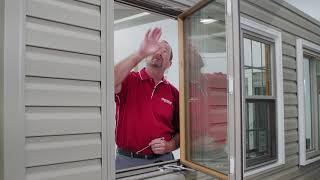 How to Adjust ProVia Casement Window Sash August 2019Present [upl. by Aynwad]