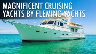 Top 5 Impressive Cruising Yachts 3 Million by Fleming Yachts 20232024  Price amp Features [upl. by Ytsim]