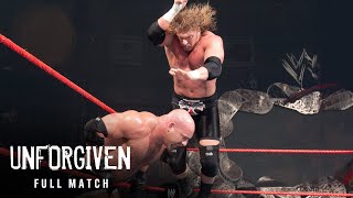 FULL MATCH Triple H vs Goldberg — World Heavyweight Title Match Unforgiven 2003 [upl. by Yhpos108]