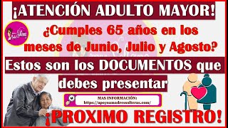 😱🥳¡PRÓXIMO REGISTRO PENSIÓN BIENESTAR ADULTO MAYOR Reúne los requisitos🤑😱 [upl. by Ennaitak]