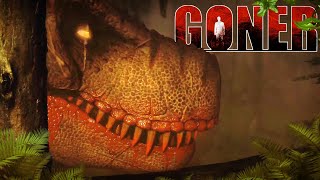 THE FOREST WITH DINOSAURS Another New Dinosaur Horror Game  Goner Announcement [upl. by Legnaleugim]