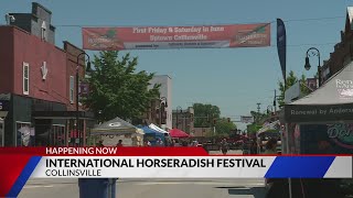 International Horseradish Festival brings fun to main street Collinsville [upl. by Ardy493]