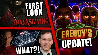 FNAF Movie Update Avengers Secret Wars Thanksgiving Horror Movie amp MORE [upl. by Ayek600]