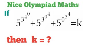 Nice Olympiad Maths Excellent Exponential Eqn Prof B Dash Sir mathematicswithme1396 [upl. by Ttevy682]