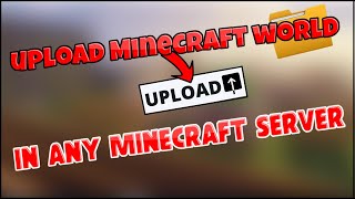 HOW TO UPLOAD WORLD MAP IN MINECRAFT SERVERS  HOW TO UNLOAD LOBBY IN MINECRAFT SERVER  KS [upl. by Cynthla]