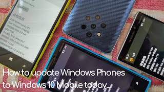 UPDATED How to update your old Lumia phone to Windows 10 Mobile today [upl. by Sirahc]