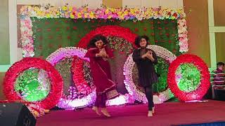 Sangeet duet dance performance  Tareefan X Makhna X Banthan chali [upl. by Mackenie751]