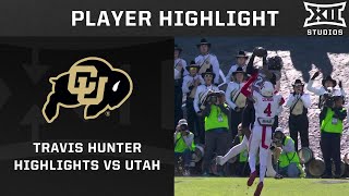 Travis Hunter Highlights vs Utah  2024 Big 12 Football [upl. by Elsa]