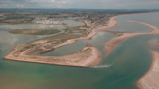 Exploring the West Sussex Coast  Selsey to Pagham Walk  Aerial Views of Beautiful England  4K [upl. by Nerret]