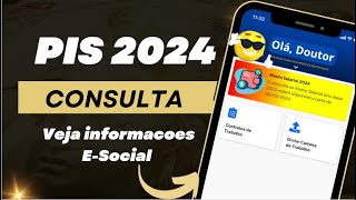 PisPasep 2024 Consulta INFORMAÇÕES ESocial  Quem tem direito ao pis 2024  Calendário PIS 2024 [upl. by Nibram]