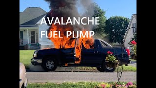 Update amp Chevy Avalanche fuel pump replacement [upl. by Donalt]