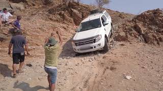 Kaokoland Namibia  Van Zyls Pass Marienfluss and desert elephants [upl. by Xuagram945]