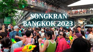 Songkran 2023 at Siam Paragon  Bangkok Thailand April 2023 [upl. by Thorrlow]