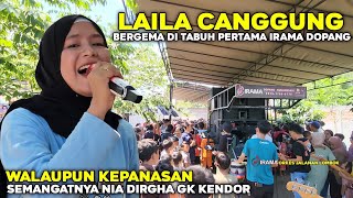 LAILA CANGGUNG SEBAGAI PERSEMBAHAN AWAL JUMPA NIA DIRGHA IRAMA DOPANG HARI INI DI LELEDE [upl. by Delmar838]