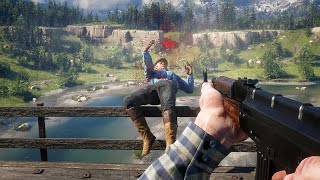 Red Dead Redemption 2 4K 60FPS  Funny amp Brutal Moments Vol 138 Euphoria Ragdolls [upl. by Nnyleuqaj]