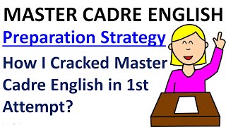 Master Cadre English Preparation Strategy Crack Master Cadre English in 1st Attempt [upl. by Gibeon389]