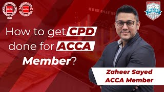 All you need to know about ACCA CPD l How to get CPD Units  ACCA Membership  Zaheer Sayed [upl. by Smitt]